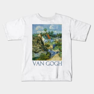 Houses at Auvers (1890) by Vincent van Gogh Kids T-Shirt